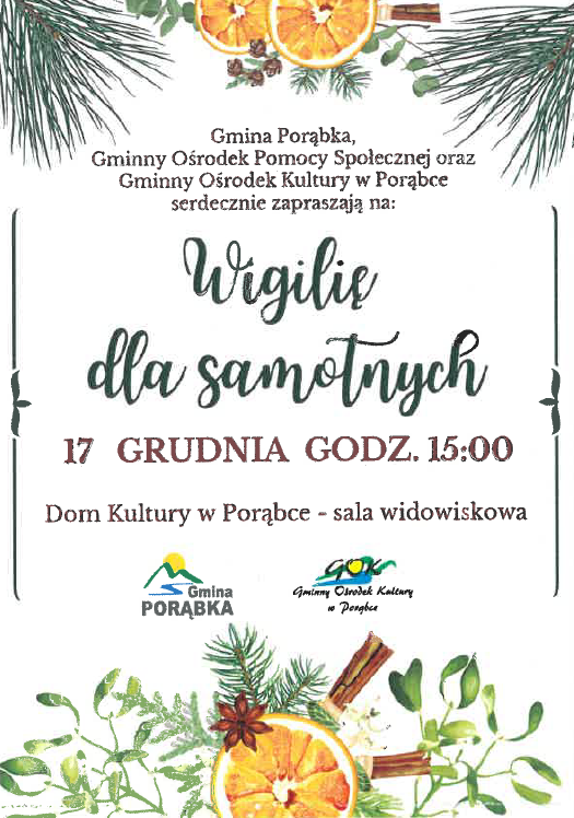 Wigilia dla samotnych - zaproszenie